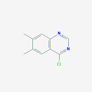 molecular formula C10H9ClN2 B1602778 4-Chloro-6,7-dimethylquinazoline CAS No. 31867-92-2