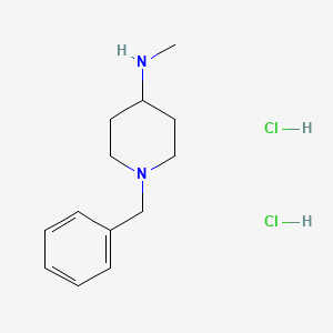 molecular formula C13H22Cl2N2 B1602781 4-(Methylamino)-1-benzylpiperidine dihydrochloride CAS No. 7006-48-6