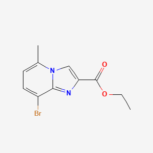 molecular formula C11H11BrN2O2 B1602782 乙基8-溴-5-甲基咪唑并[1,2-a]吡啶-2-羧酸乙酯 CAS No. 135995-45-8