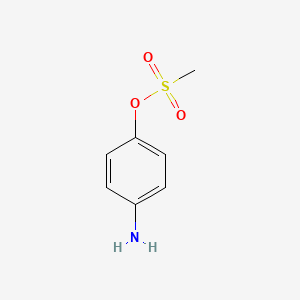 molecular formula C7H9NO3S B1602784 (4-aminophenyl) methanesulfonate CAS No. 24690-19-5