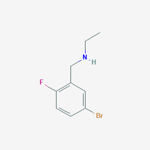 molecular formula C9H11BrFN B1602786 N-(5-Bromo-2-fluorobenzyl)ethanamine CAS No. 1016718-58-3