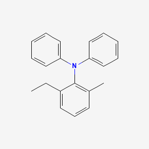 molecular formula C21H21N B1602790 (2-Ethyl-6-methylphenyl)diphenylamine CAS No. 256660-16-9
