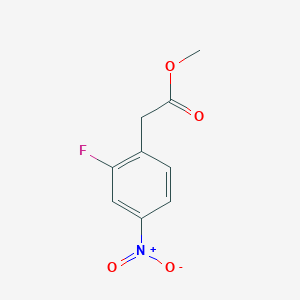 molecular formula C9H8FNO4 B1602792 Methyl 2-Fluoro-4-nitrophenylacetate CAS No. 337529-74-5