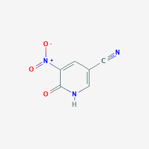 molecular formula C6H3N3O3 B1602793 6-Hydroxy-5-nitronicotinonitrile CAS No. 320405-84-3