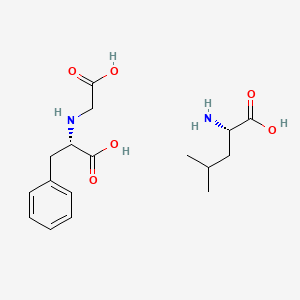 molecular formula C17H26N2O6 B1602802 L-Leucine,N-(carboxymethyl)-L-phenylalanyl- CAS No. 81109-85-5