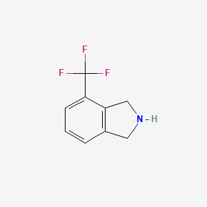 molecular formula C9H8F3N B1602814 4-(Trifluoromethyl)isoindoline CAS No. 1086395-63-2