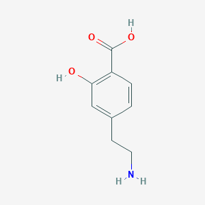 molecular formula C9H11NO3 B1602818 4-(2-Aminoethyl)-2-hydroxybenzoic acid CAS No. 708967-62-8