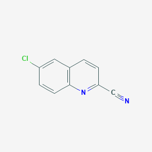 molecular formula C10H5ClN2 B1602819 6-Chloroquinoline-2-carbonitrile CAS No. 52313-35-6