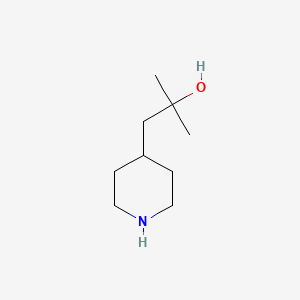 molecular formula C9H19NO B1602823 2-Methyl-1-(piperidin-4-yl)propan-2-ol CAS No. 70724-77-5