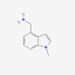 molecular formula C10H12N2 B1602827 (1-methyl-1H-indol-4-yl)methanamine CAS No. 864264-02-8