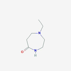 molecular formula C7H14N2O B1602831 1-Ethyl-1,4-diazepan-5-one CAS No. 3619-70-3