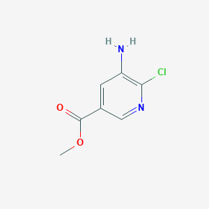 molecular formula C7H7ClN2O2 B1602833 Methyl 5-amino-6-chloronicotinate CAS No. 211915-96-7