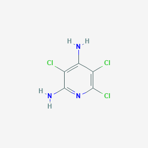 molecular formula C5H4Cl3N3 B1602835 3,5,6-Trichloropyridine-2,4-diamine CAS No. 725208-26-4