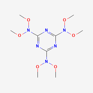 molecular formula C9H18N6O6 B1602837 N~2~,N~2~,N~4~,N~4~,N~6~,N~6~-Hexamethoxy-1,3,5-triazine-2,4,6-triamine CAS No. 39863-30-4