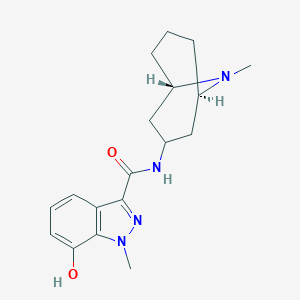 molecular formula C18H24N4O2 B160284 7-Hydroxygranisetron CAS No. 133841-15-3