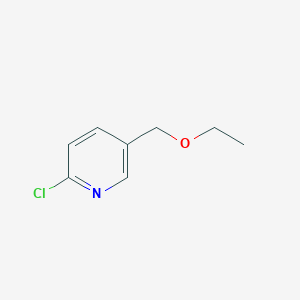molecular formula C8H10ClNO B1602840 2-Chloro-5-(ethoxymethyl)pyridine CAS No. 871829-50-4