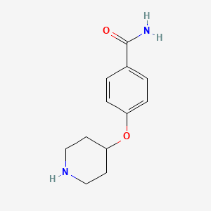 4-(Piperidin-4-yloxy)benzamide
