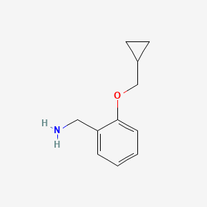 (2-(Cyclopropylmethoxy)phenyl)methanamine