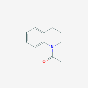molecular formula C11H13NO B160286 1-Acetyl-1,2,3,4-tetrahydroquinoline CAS No. 4169-19-1