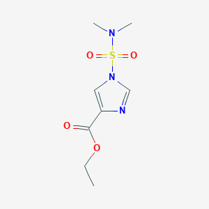 molecular formula C8H13N3O4S B1602862 Ethyl 1-(N,N-dimethylsulfamoyl)-1H-imidazole-4-carboxylate CAS No. 132253-58-8