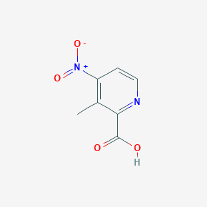 molecular formula C7H6N2O4 B1602873 3-Methyl-4-nitropyridine-2-carboxylic acid CAS No. 30235-17-7