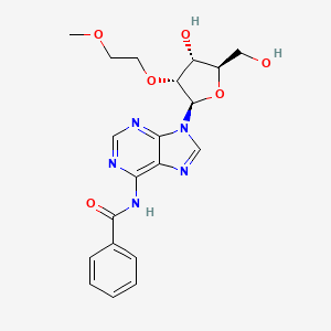 molecular formula C20H23N5O6 B1602874 Adenosine, N-benzoyl-2'-O-(2-methoxyethyl)- CAS No. 333335-93-6