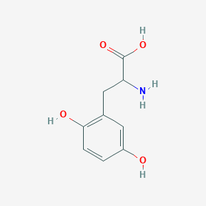 molecular formula C9H11NO4 B1602877 2-Amino-3-(2,5-dihydroxyphenyl)propanoic acid CAS No. 26122-90-7