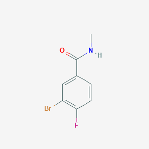 molecular formula C8H7BrFNO B1602890 3-Bromo-4-fluoro-N-methylbenzamide CAS No. 337536-22-8