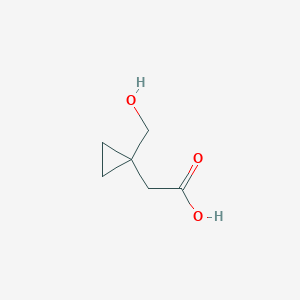 2-(1-(Hydroxymethyl)cyclopropyl)acetic acid