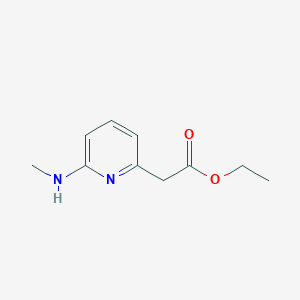 molecular formula C10H14N2O2 B1602895 Ethyl 2-(6-(methylamino)pyridin-2-yl)acetate CAS No. 205676-86-4