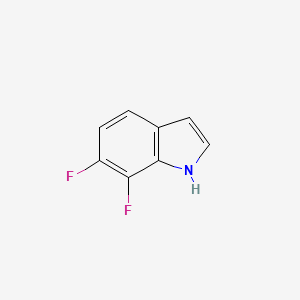 molecular formula C8H5F2N B1602896 6,7-二氟-1H-吲哚 CAS No. 271780-84-8