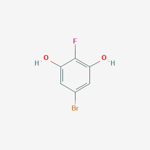 molecular formula C6H4BrFO2 B1602898 5-Bromo-2-fluorobenzene-1,3-diol CAS No. 570391-16-1