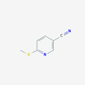 molecular formula C7H6N2S B1602908 6-(Methylthio)nicotinonitrile CAS No. 408350-80-1