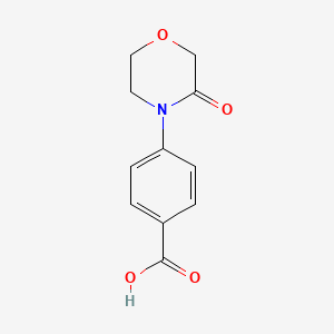 molecular formula C11H11NO4 B1602910 4-(3-Oxomorpholino)benzoic acid CAS No. 720720-60-5