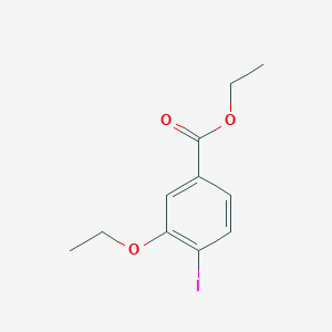 molecular formula C11H13IO3 B1602911 Ethyl 3-ethoxy-4-iodobenzoate CAS No. 741699-04-7