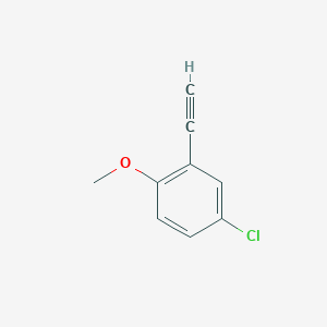 4-Chloro-2-ethynyl-1-methoxybenzene