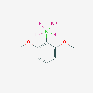 molecular formula C8H9BF3KO2 B1602925 Potassium 2,6-dimethoxyphenyltrifluoroborate CAS No. 871231-42-4