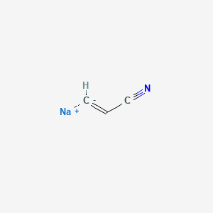 molecular formula C3H2NNa B1602929 Sodium;prop-2-enenitrile CAS No. 61788-39-4
