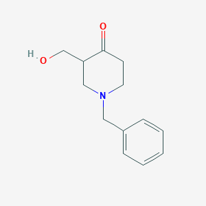 molecular formula C13H17NO2 B1602931 1-Benzyl-3-(hydroxymethyl)piperidin-4-one CAS No. 214615-87-9