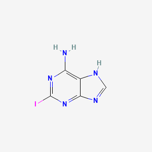 molecular formula C5H4IN5 B1602933 2-iodo-7H-purin-6-amine CAS No. 28128-26-9