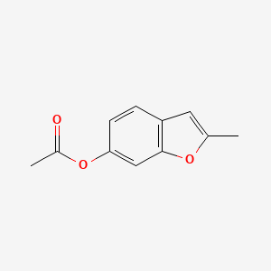 molecular formula C11H10O3 B1602934 2-Methyl-1-benzofuran-6-yl acetate CAS No. 92810-82-7