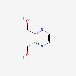 molecular formula C6H8N2O2 B1602936 (Pyrazine-2,3-diyl)dimethanol CAS No. 1092286-62-8