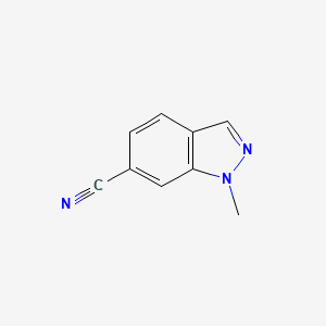 molecular formula C9H7N3 B1602944 1-Methyl-1H-indazole-6-carbonitrile CAS No. 267413-29-6