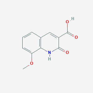 molecular formula C11H9NO4 B1602945 8-Methoxy-2-oxo-1,2-dihydroquinoline-3-carboxylic acid CAS No. 169321-92-0