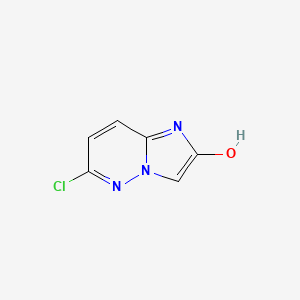 molecular formula C6H4ClN3O B1602949 6-Chloroimidazo[1,2-b]pyridazin-2-ol CAS No. 55690-62-5