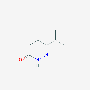 molecular formula C7H12N2O B1602952 4,5-Dihydro-6-(1-methylethyl)-3(2H)-pyridazinone CAS No. 210230-80-1