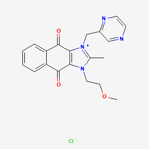 molecular formula C20H19ClN4O3 B1602956 YM-155 hydrochloride CAS No. 355406-09-6