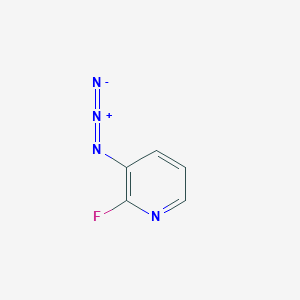 molecular formula C5H3FN4 B1602957 3-Azido-2-fluoropyridine CAS No. 864866-10-4