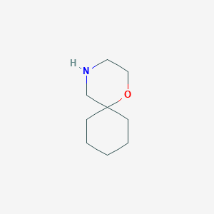 molecular formula C9H17NO B1602963 1-Oxa-4-azaspiro[5.5]undecane CAS No. 3970-87-4