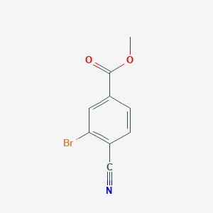 molecular formula C9H6BrNO2 B1602964 Methyl 3-bromo-4-cyanobenzoate CAS No. 942598-44-9